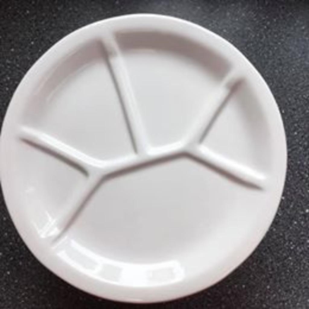 Fondu borden, Ophalen, Zo goed als nieuw, Effen, Bord(en)