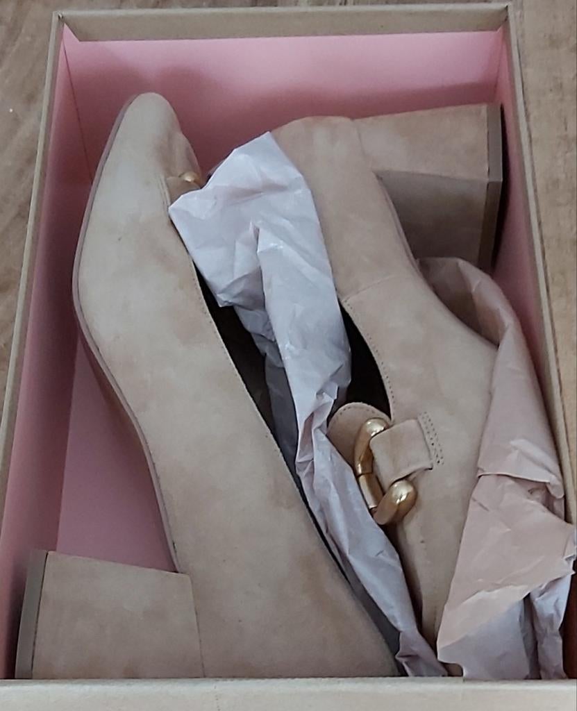 Als Nieuw Leren Suede Loafers Maat 40 Niet Duur., Ophalen of Verzenden
