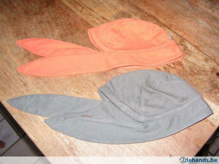 Bandana kaki of oranje, Utilisé, Garçon ou Fille