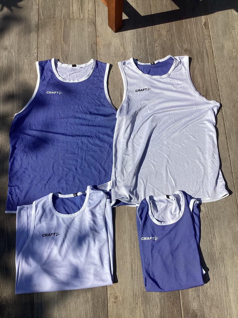 Maillot de basket CRAFT - Réversible bleu/blanc, Enlèvement ou Envoi, Comme neuf, Vêtements
