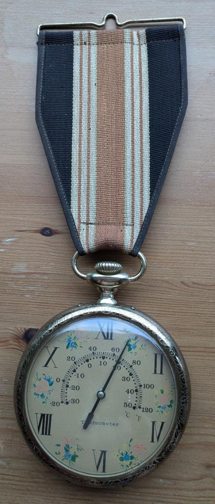 Thermometer en hygrometer vintage, Antiek en Kunst, Ophalen of Verzenden