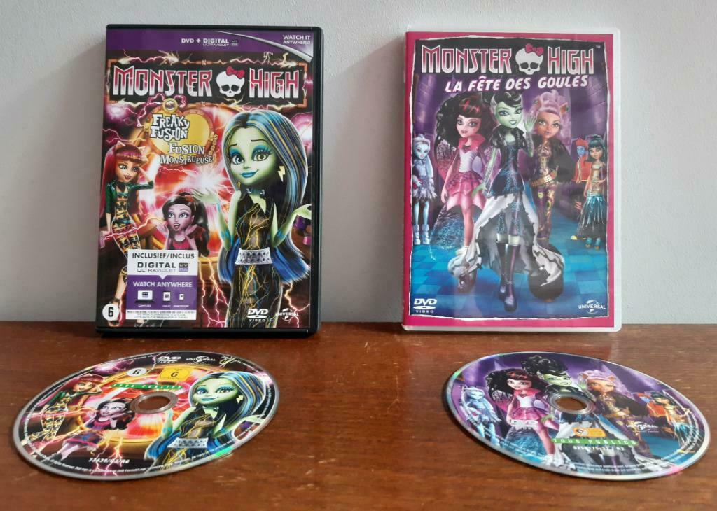 2 DVD Monster High, À partir de 6 ans, Enlèvement, Utilisé, Film