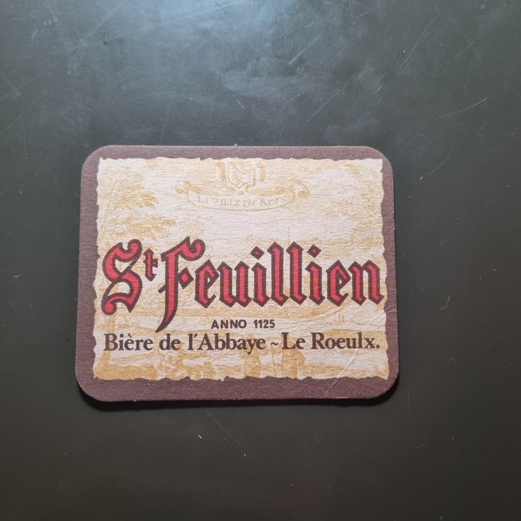 Sous Bock St Feuillien (modèle 4), Enlèvement ou Envoi, Utilisé, Sous-bock, Autres marques