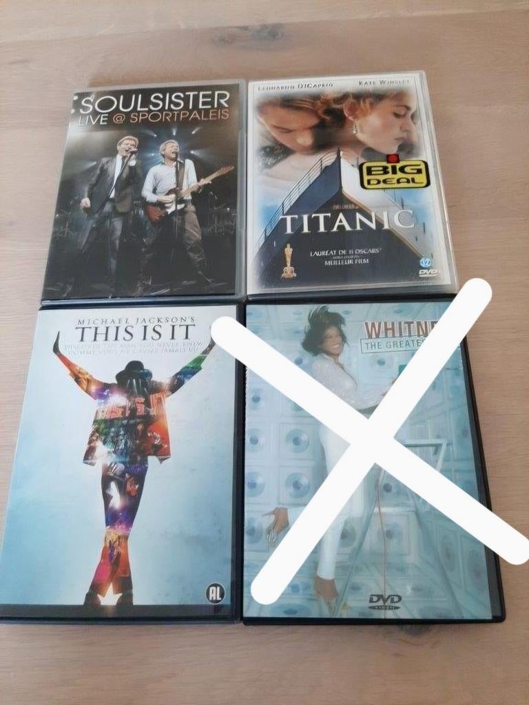 Set van 3 Muziek DVDs, Cd's en Dvd's, Alle leeftijden, Ophalen of Verzenden, Zo goed als nieuw
