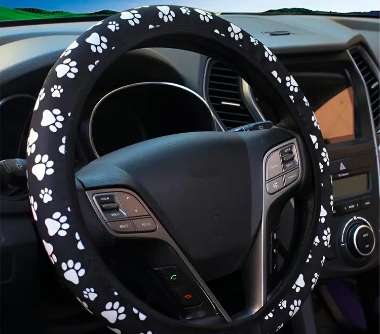Hoes voor autostuur,hondenpootjes 38 cm, Auto-onderdelen, Ophalen of Verzenden, Nieuw