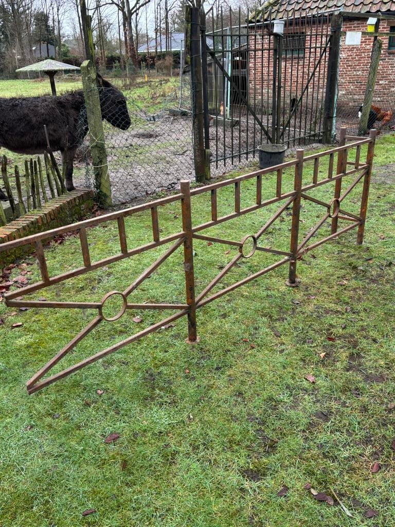 IJZEREN AFSLUITING, Ophalen, Zo goed als nieuw, IJzer, Tuinhek