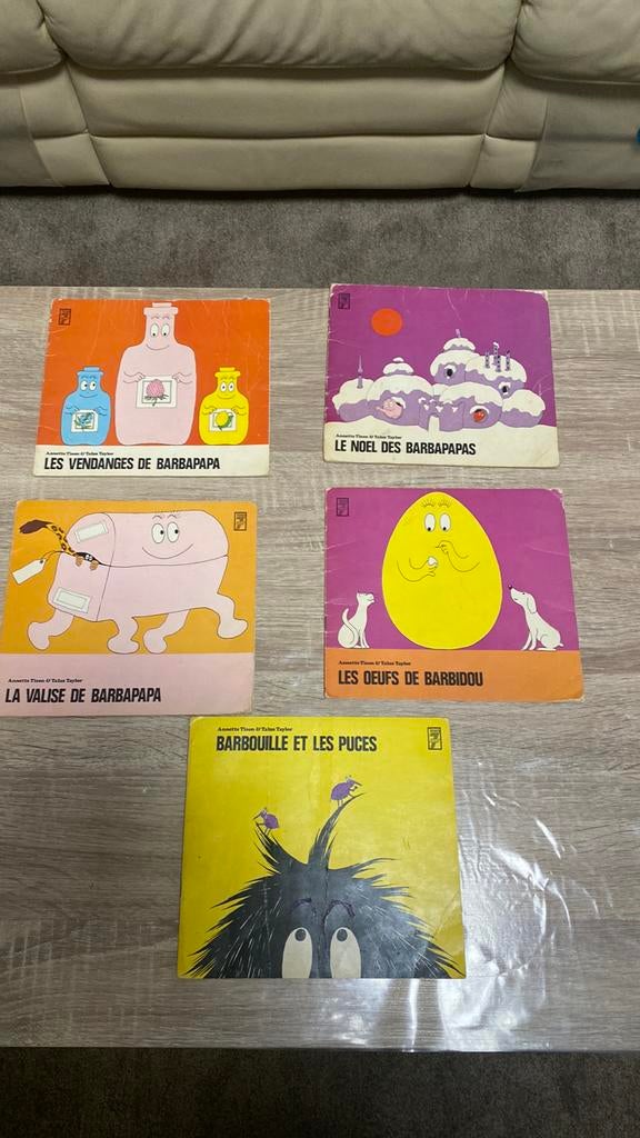 Lot van 5 Barbapapa boeken 1974 zeer goede staat, Boeken, Gelezen