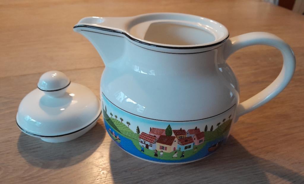 Villeroy Boch Laplau Naif theepot, Huis en Inrichting, Ophalen, Gebruikt