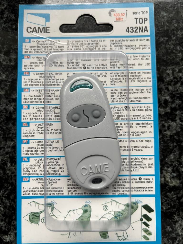Afstandsbediening came, Ophalen, Zo goed als nieuw