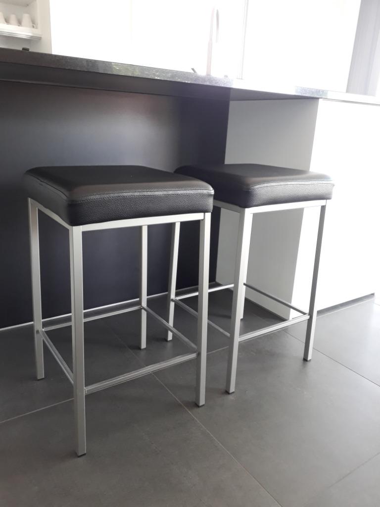 Barkruk - Keukenkruk - Keukenstoel (Nieuw), Maison & Meubles, Tabourets de bar, Neuf, Avec repose-pieds, 2 tabourets, Enlèvement