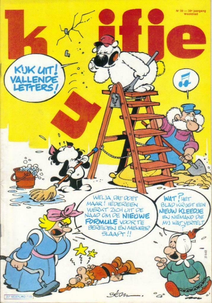 Weekblad Kuifje van 27-9-1983, 38ste Jaargang, Nummer  39, Livres, Enlèvement ou Envoi, Utilisé, Plusieurs comics, Europe