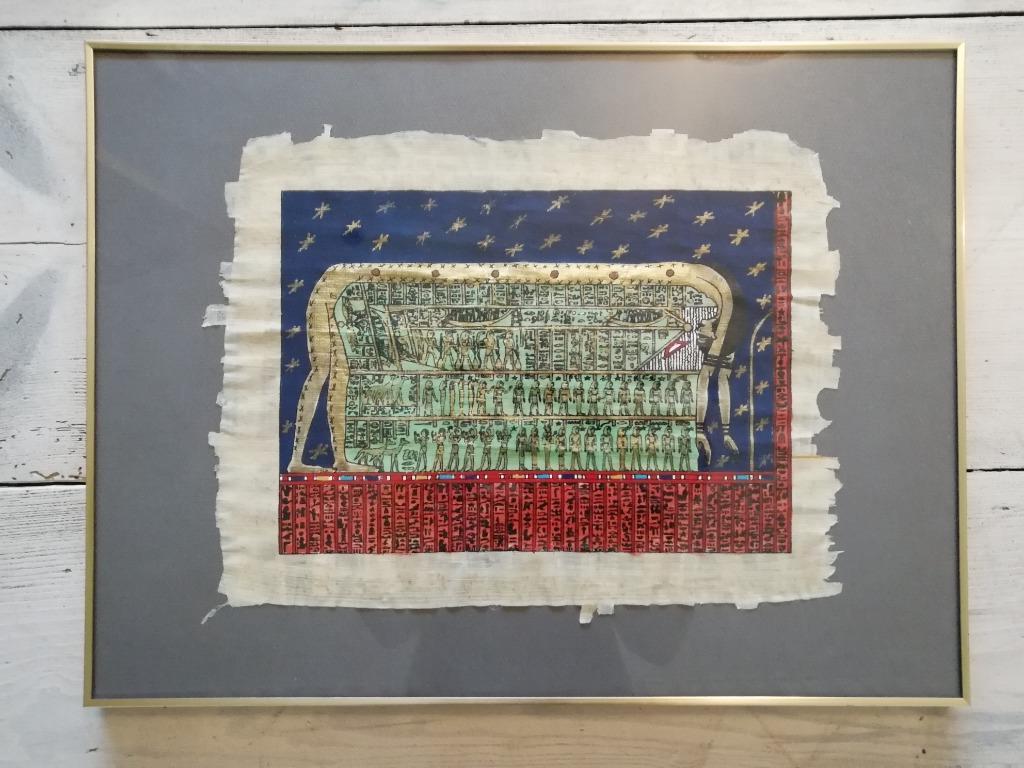 papyrus hieroglyfen, Ophalen