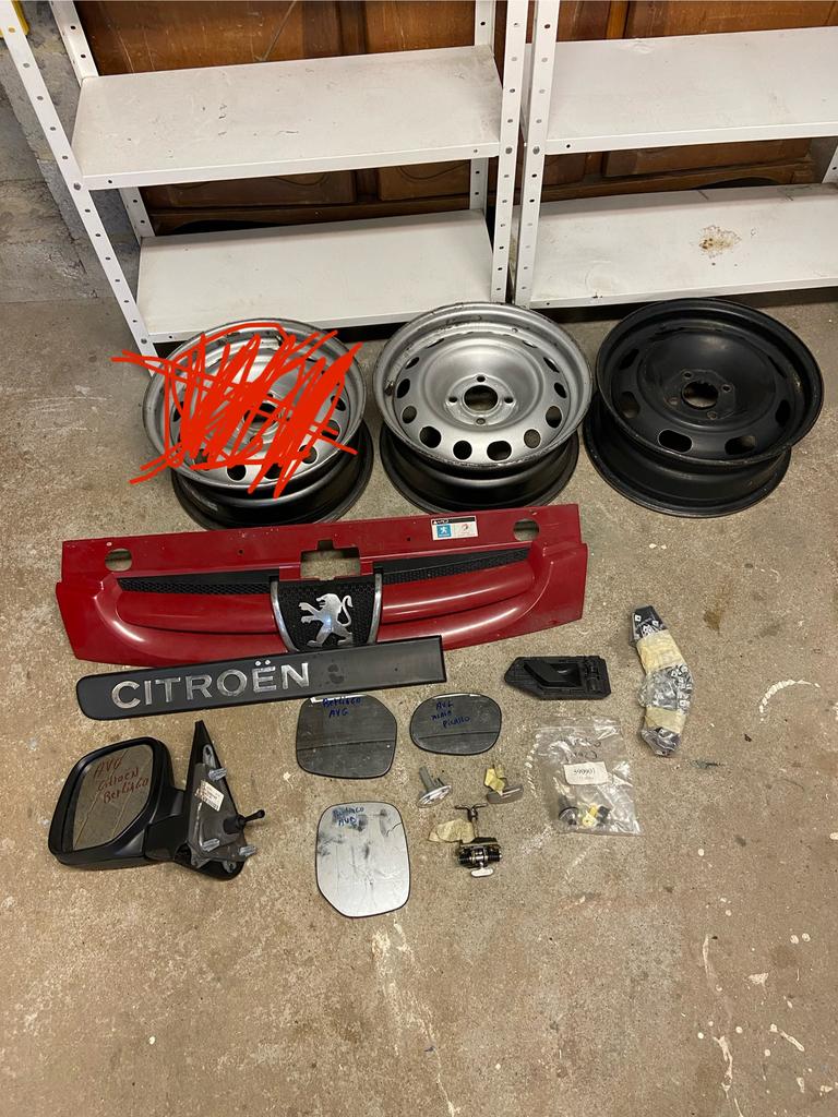 Lot de pièce Peugeot Citroën, Enlèvement