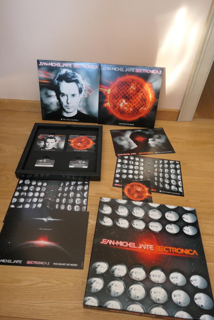 Jean-Michel Jarre LOT COLLECTION - CD DVD LP BOEK SONGBOOK, Ophalen, Gebruikt, Overige formaten