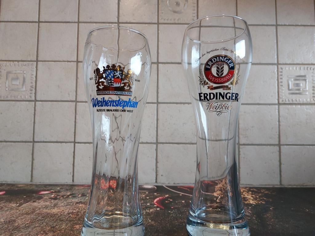 Duitse bierglazen 0.5L, Verzamelen, Ophalen of Verzenden, Zo goed als nieuw, Bierglas