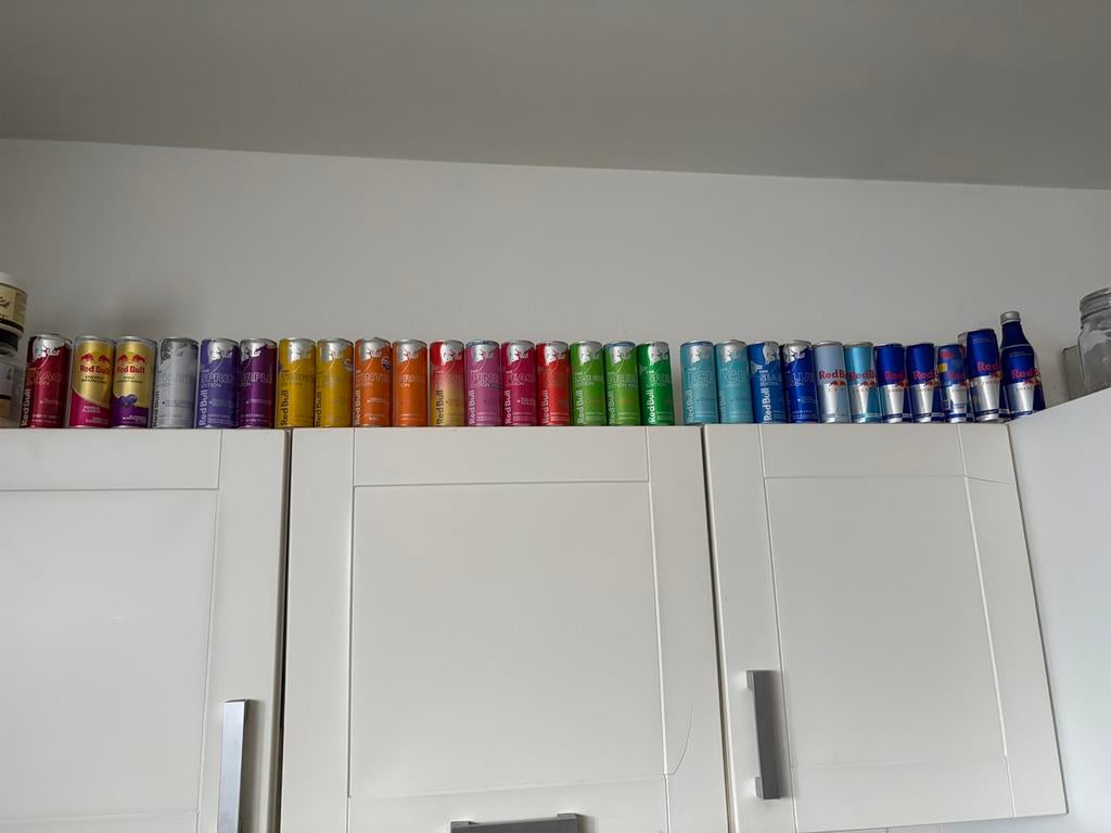 Canettes Redbull, Enlèvement ou Envoi, Comme neuf