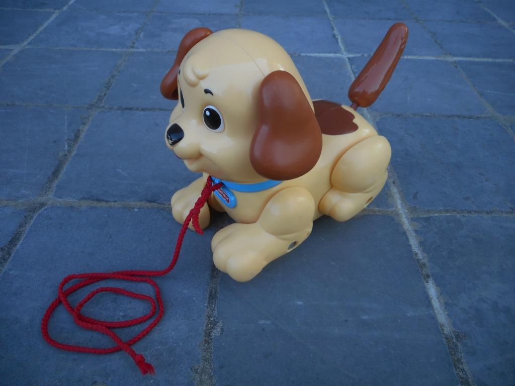 Hondje - trekdier - Fisher Price, Kinderen en Baby's, Speelgoed | Fisher-Price, Ophalen, Gebruikt, Duw- of Trekspeelgoed