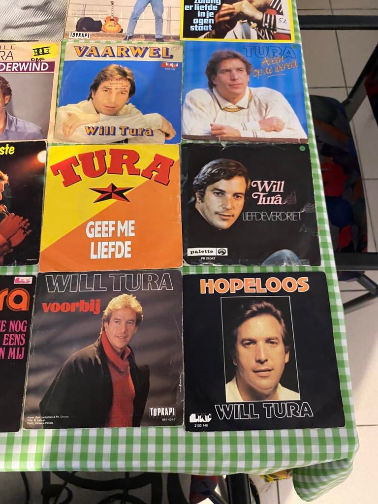 Lot van 20 singles Will Tura, Cd's en Dvd's, Vinyl | Verzamelalbums, Ophalen, Gebruikt, Nederlandstalig