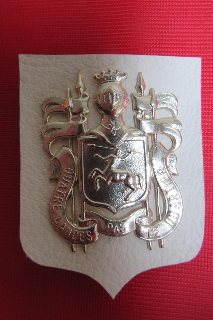 Baretinsigne: 4 Lansiers, Ophalen of Verzenden, Landmacht, Embleem of Badge