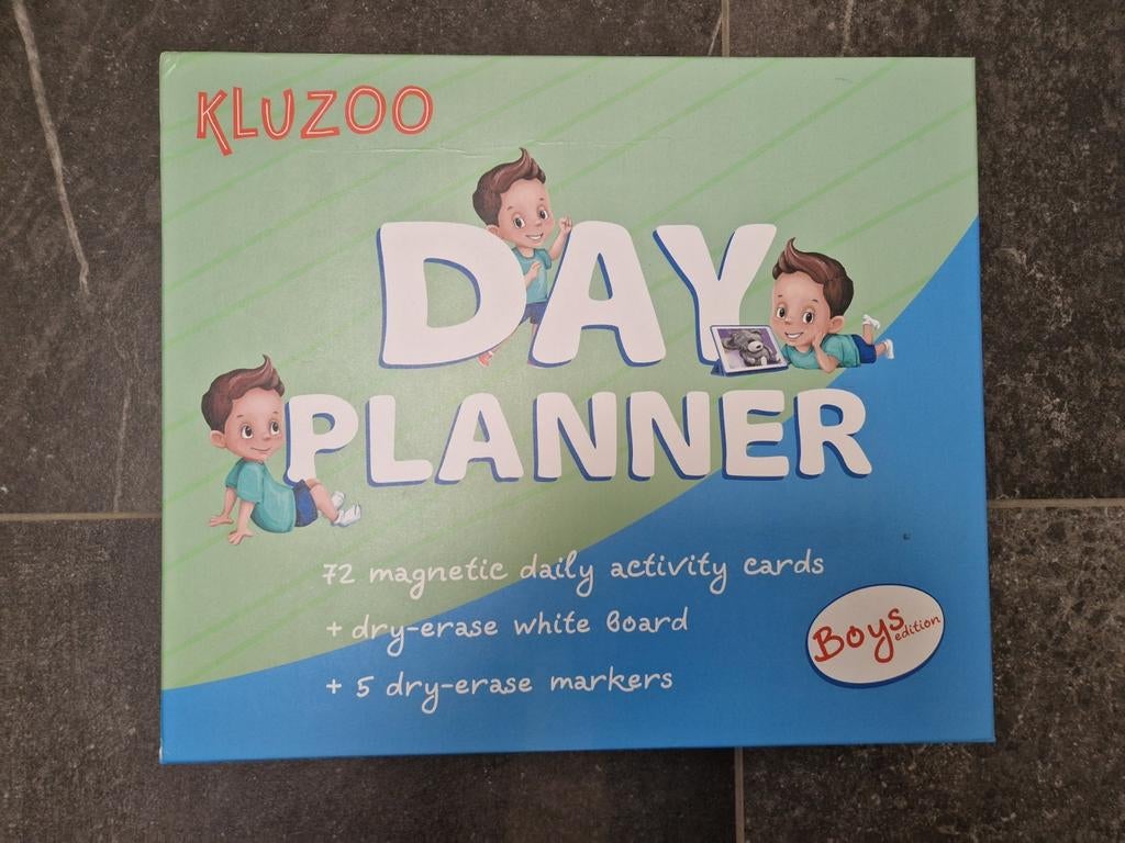 Kluzoo Day Planner voor kinderen (jongenseditie), Ophalen of Verzenden, Zo goed als nieuw