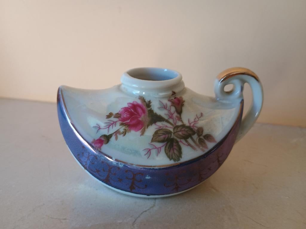 handgeschilderd olielampje Aladdin, jaren '60-'70, Antiek en Kunst, Ophalen of Verzenden