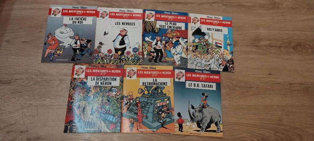 lot bd les aventures de Neron et cie de  60 à 68, Livres, Plusieurs BD, Enlèvement ou Envoi, Sleen, Utilisé
