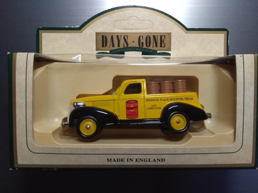Modelauto Days Gone/Lledo-1:50–Chevy Pick Up Pennzoil 1938, Hobby en Vrije tijd, Ophalen, Nieuw, Bus of Vrachtwagen, Overige merken