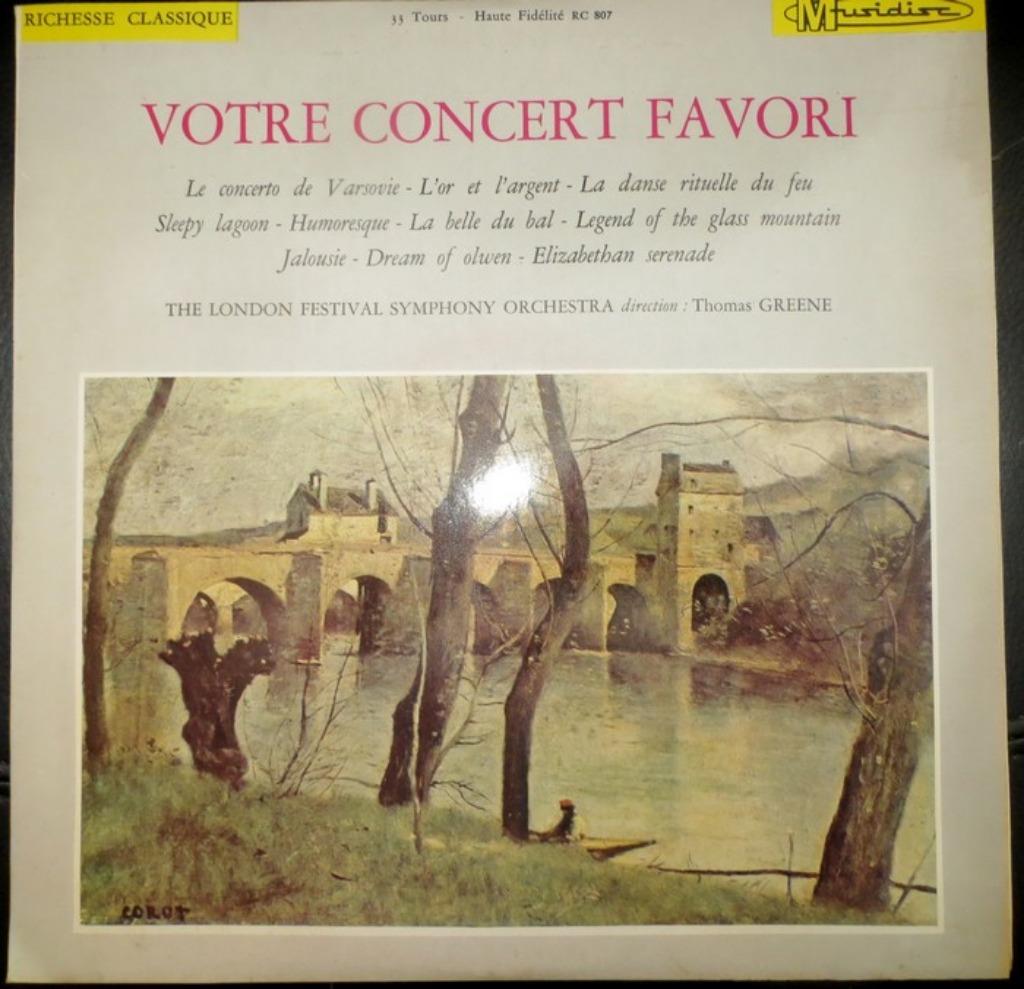 LP VINYL - The London Festival Symphony Orchestra , T Green, 12 pouces, Utilisé, Autres types, Classicisme