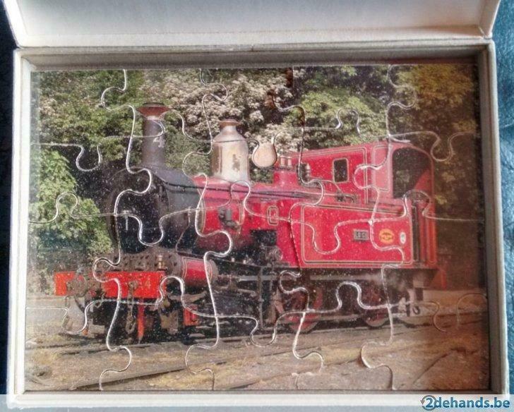 puzzel trein, Verzamelen, Ophalen of Verzenden, Gebruikt