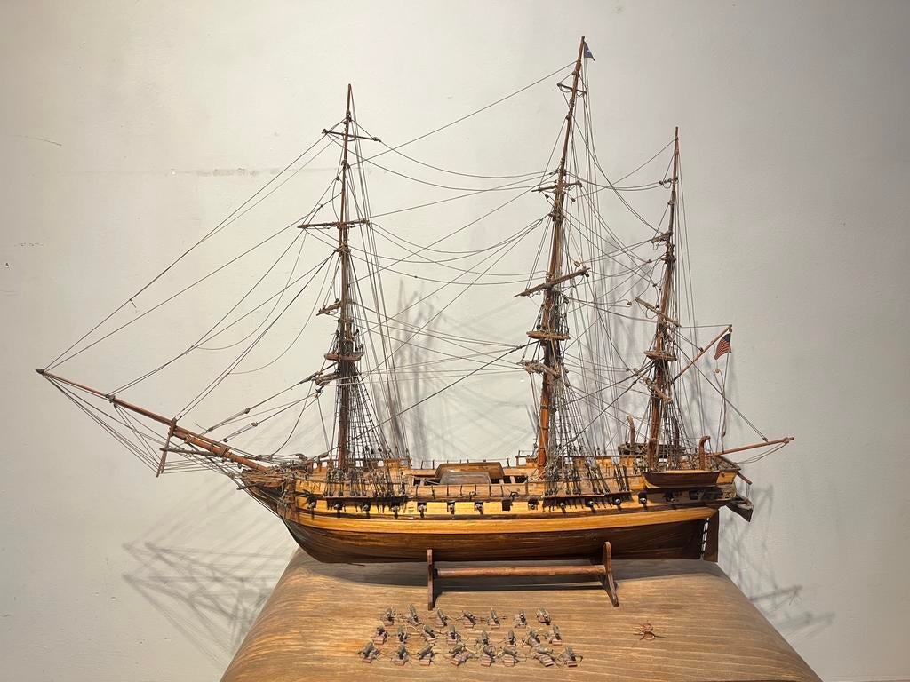 USS CONSTITUTION model schip, Hobby en Vrije tijd, Ophalen, Gebruikt