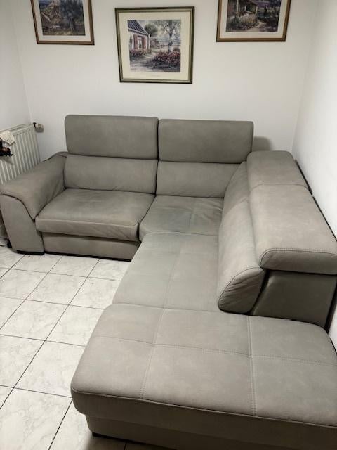 Siège d'angle avec espace détente électrique, bon état, Maison & Meubles, Canapés | Coins salons complets, Enlèvement, Comme neuf