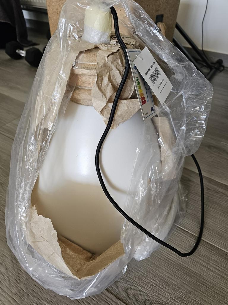 Grote Lamp Pomax nieuw!, Huis en Inrichting, Ophalen, Nieuw, Wit