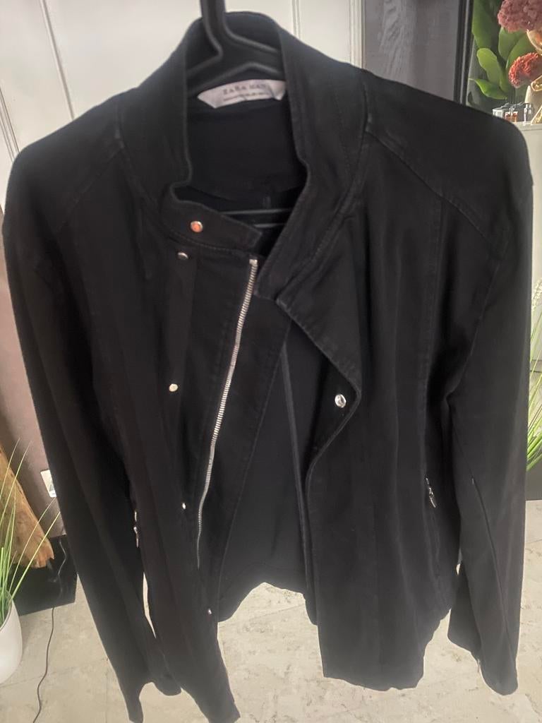 Heren vest jas jack Zara Men, Verzenden, Zo goed als nieuw, Maat 52/54 (L), Zwart