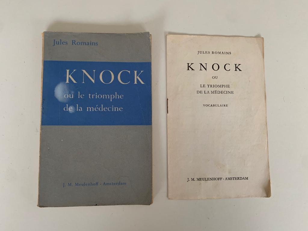 Knock ou le triomphe de la médecine + vocabulaire, Jules Rom, Enlèvement ou Envoi, Utilisé, Théâtre