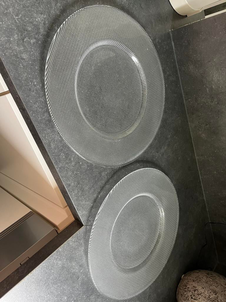 Onderzetborden in glas, Ophalen of Verzenden, Zo goed als nieuw