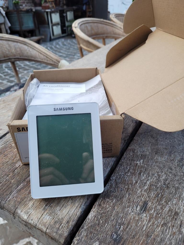 Thermostaatregeling airco Samsung, Ophalen