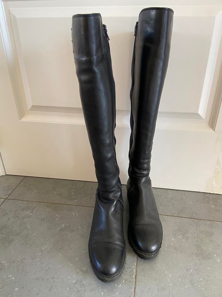 Lange zwarte laarzen River woods 40 (235€ nieuwprijs), Kleding | Dames, Schoenen, Ophalen of Verzenden, Zo goed als nieuw