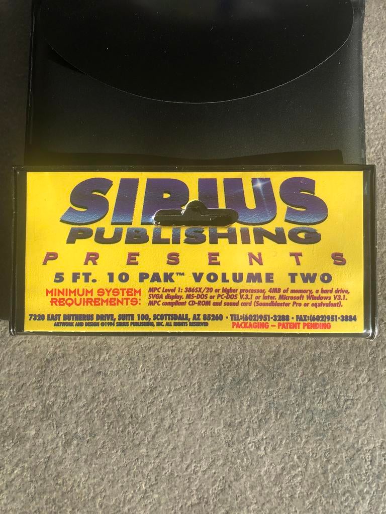 Sirius 5ft10 pak volume 2, Games en Spelcomputers, Ophalen, Zo goed als nieuw