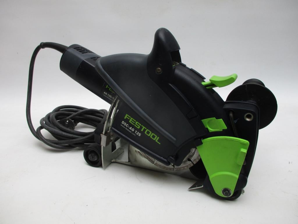 FESTOOL DSC-AG 125 plus - disqueuse diamant, Doe-het-zelf en Bouw, Gereedschap | Zaagmachines, Gebruikt, Cirkelzaag, 1200 watt of meer