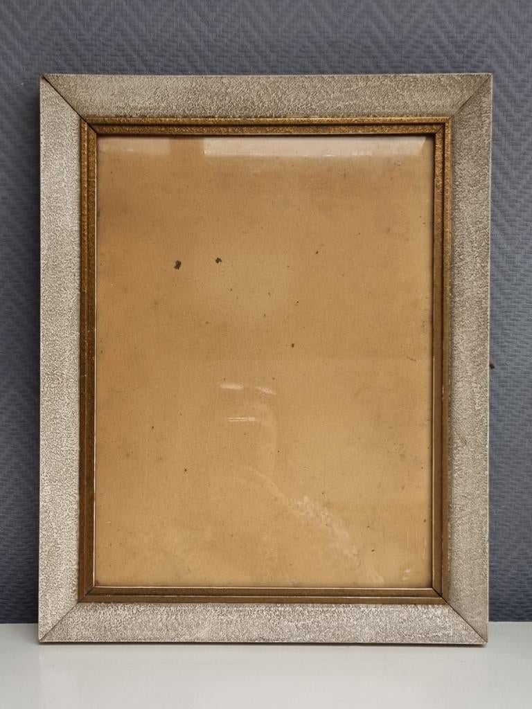 Cadre ancien Vintage 38x48cm de la maison G.Bailliez, Enlèvement