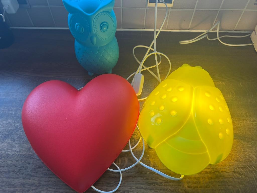 kinder nacht-wandlamp lieveheersbeestje-Ikea-nieuwst, Ophalen, Zo goed als nieuw