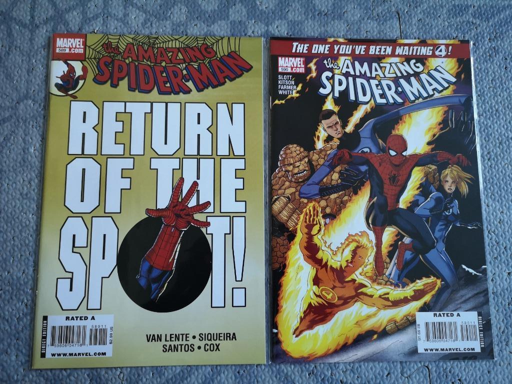 the Amazing Spider-Man #589 & 590 (2009), Plusieurs comics, Enlèvement ou Envoi, Neuf