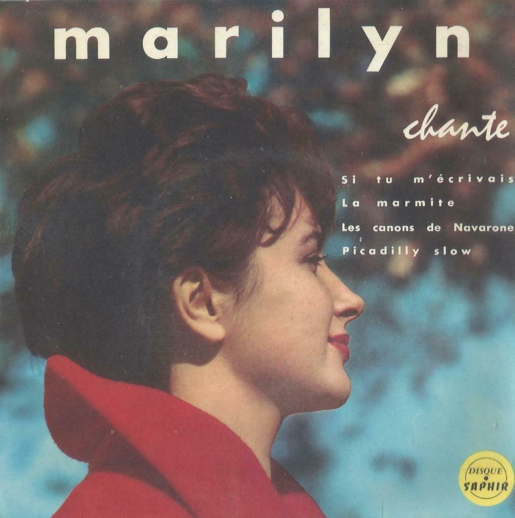 Marilyn – Si tu m’écrivais / La marmite + 2 – Single - EP, Ophalen of Verzenden, Gebruikt, Pop