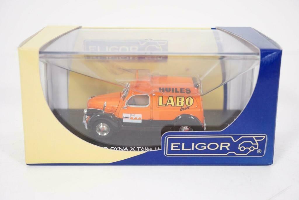 1:43 Eligor 100992 Panhard Dyna X Tolee 'Huiles LABO', Enlèvement ou Envoi, Comme neuf, Voitures