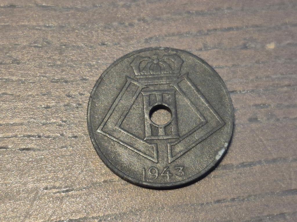 Pièce belge 1943 5 cents, Enlèvement ou Envoi