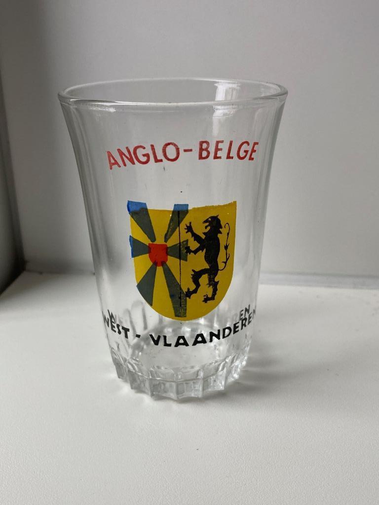 Bierglas Anglo-Belge West-Vlaanderen, Ophalen of Verzenden, Glas of Glazen