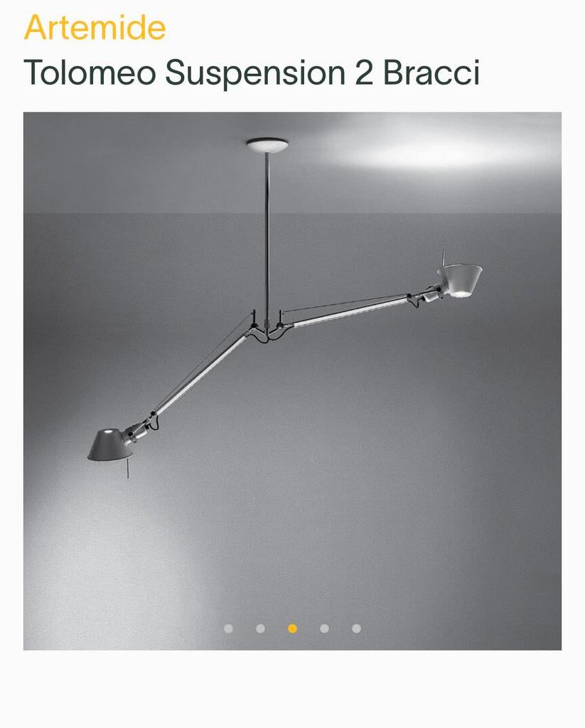 Artemide 2 bracci tolomeo, Huis en Inrichting, Ophalen, Zo goed als nieuw