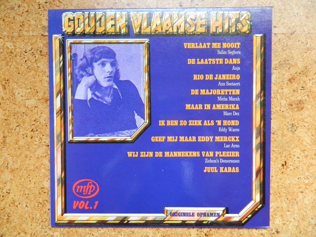 Vinyl LP gouden vlaamse hits 1 - 1974, Enlèvement, Comme neuf