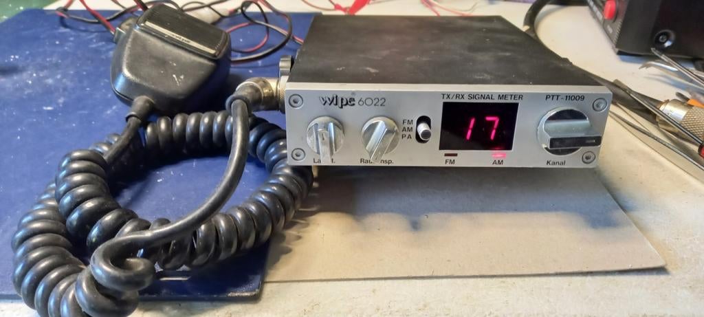 CB Wipe 6022  AM/ FM 22ch 2watt, Enlèvement ou Envoi, Reconditionné