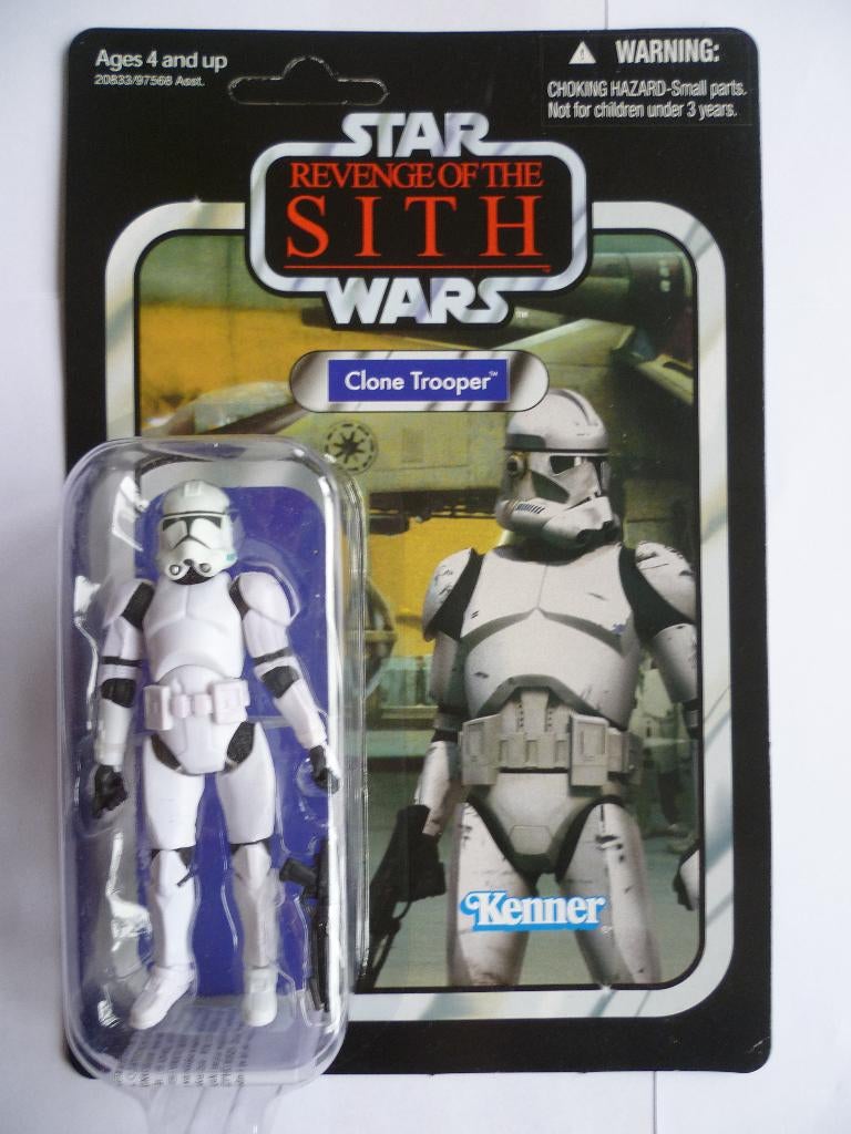 STARWARS VINTAGE COLLECTION ROTS VC 15"CLONE TROOPER"2010, Verzamelen, Ophalen of Verzenden, Zo goed als nieuw, Actiefiguurtje
